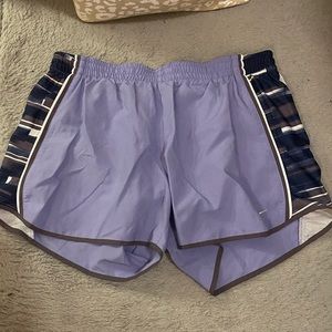 Lilac + Brown Nike Shorts